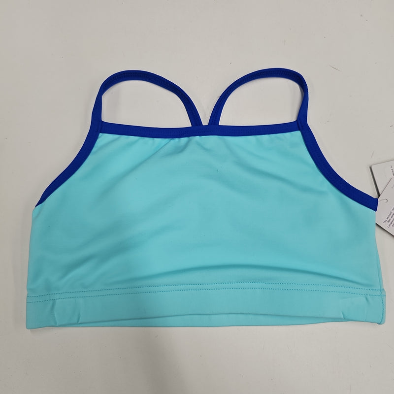 Load image into Gallery viewer, Mondor Racerback Sea Foam New Girls 6X-7 Crop Top
