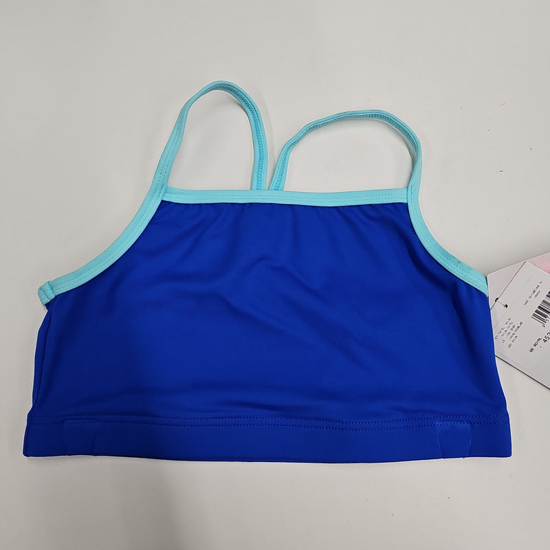 Load image into Gallery viewer, Mondor 4526 Matrix Racerback Royal New Girls Crop Top
