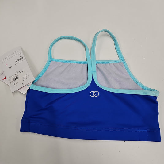 Mondor 4526 Matrix Racerback Royal New Girls Crop Top