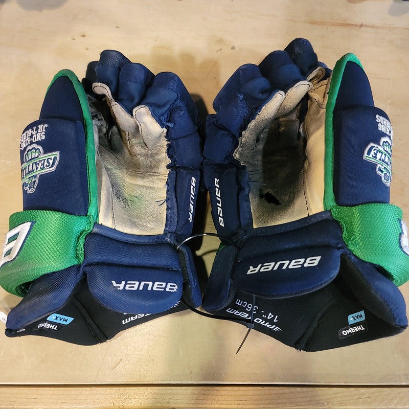 Load image into Gallery viewer, Used Sno-King Bauer Vapor Senior 14&quot; Hockey Gloves
