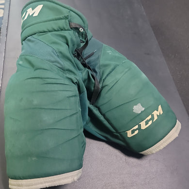 Used Senior Large CCM HP30 Green/Silver Hockey Pants