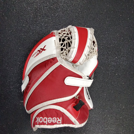 Used Reebok XLT28 SR Goalie Glove Red/White