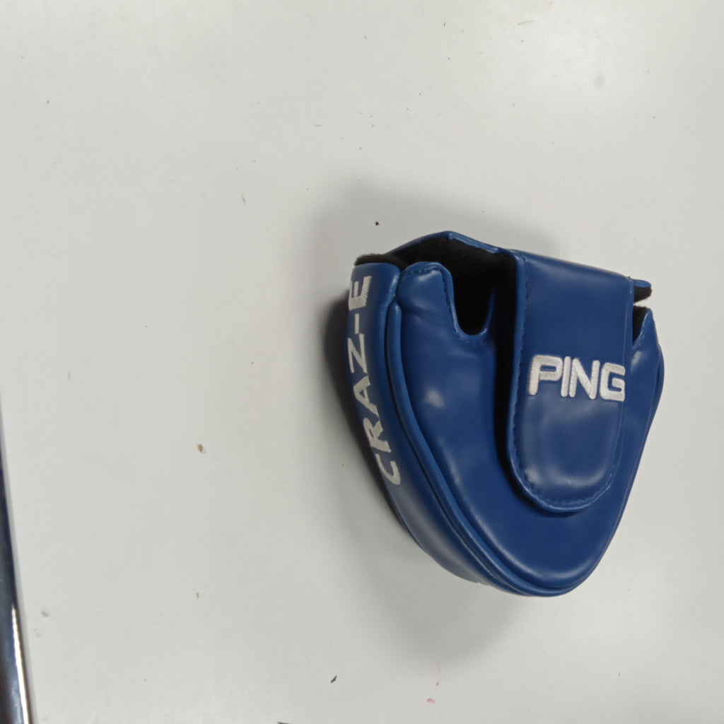 Used Ping CRAZ-E G2i putter with head cover 35"