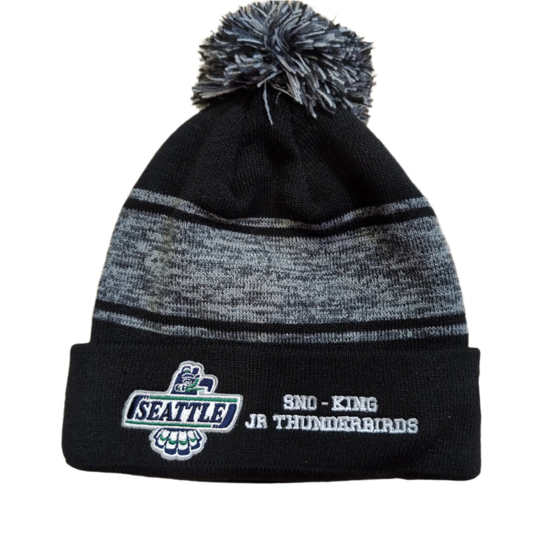 Load image into Gallery viewer, Sno-King Jr Thunderbirds New Era Pom Beanie
