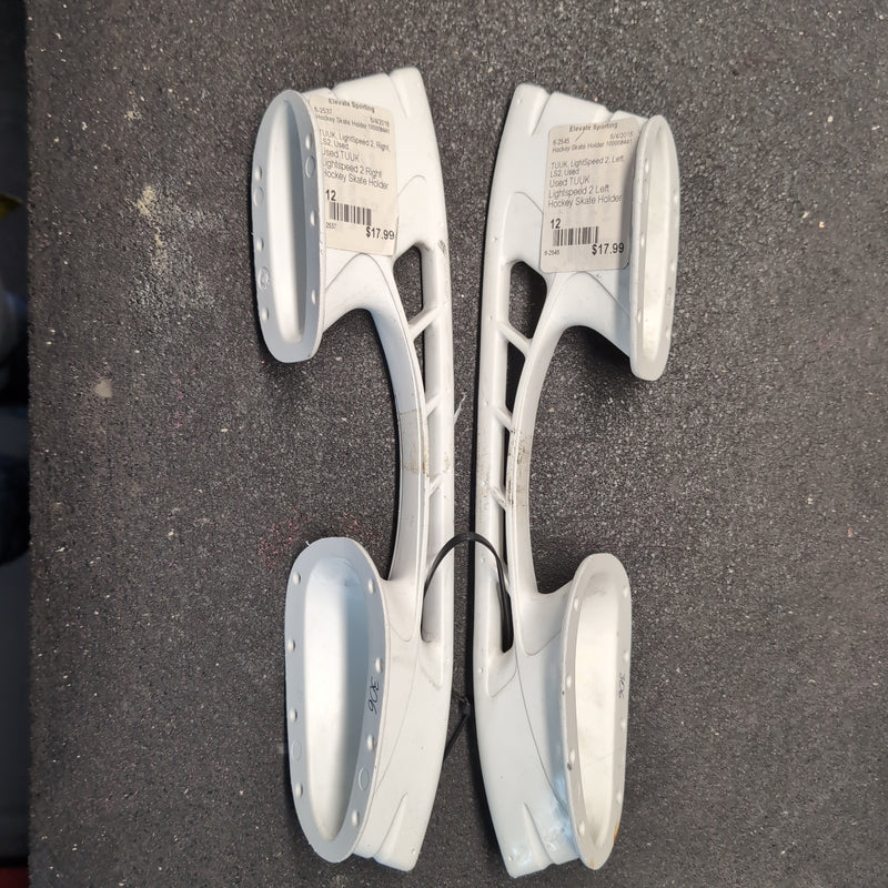 Load image into Gallery viewer, TUUK LightSpeed 2 Pair LS2 Size 12 Used Hockey Skate Holder
