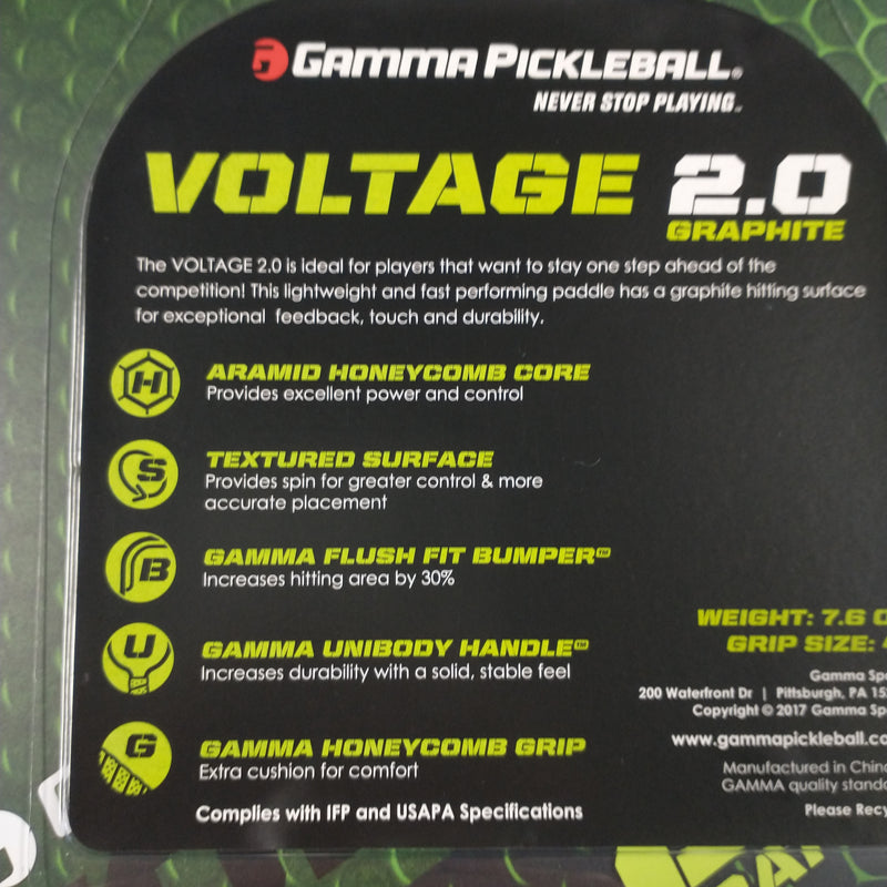 Load image into Gallery viewer, Gamma Voltage 2.0 Pickleball Paddle
