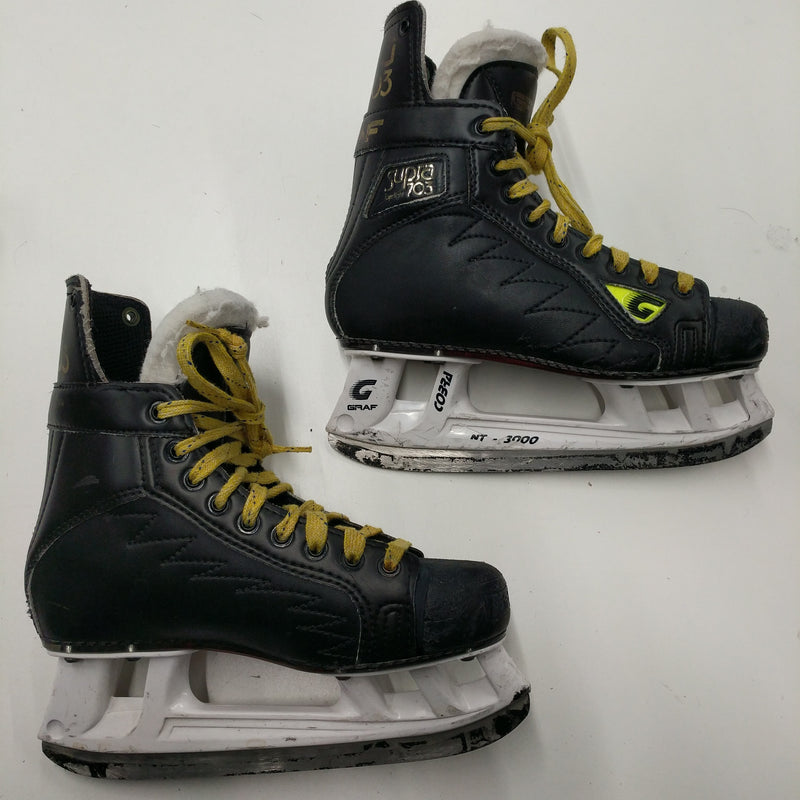 Load image into Gallery viewer, Graf Sr Size 6 D Used Ice Hockey Skates
