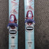 Rossignol Fun 2 White/Blue Length 110" Used Downhill Skis w/Bindings