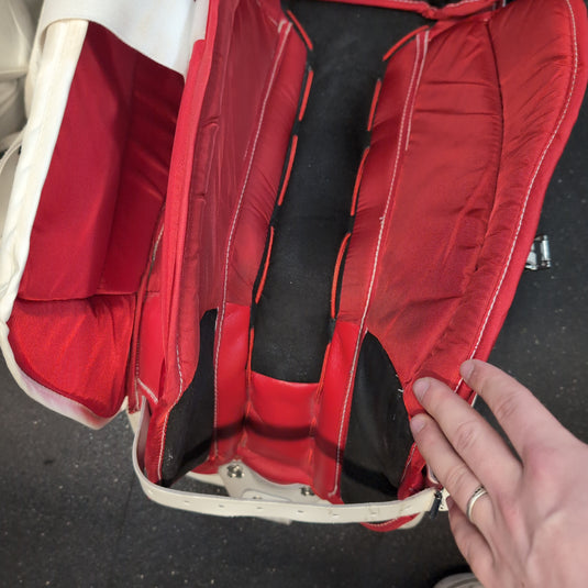 Used Reebok Premier XLT 35+1" Goalie Leg Pads