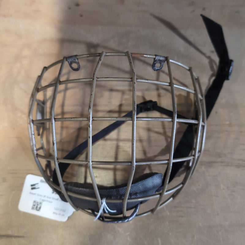 Load image into Gallery viewer, Bauer Grey JR Size Small Used Cage/Visor
