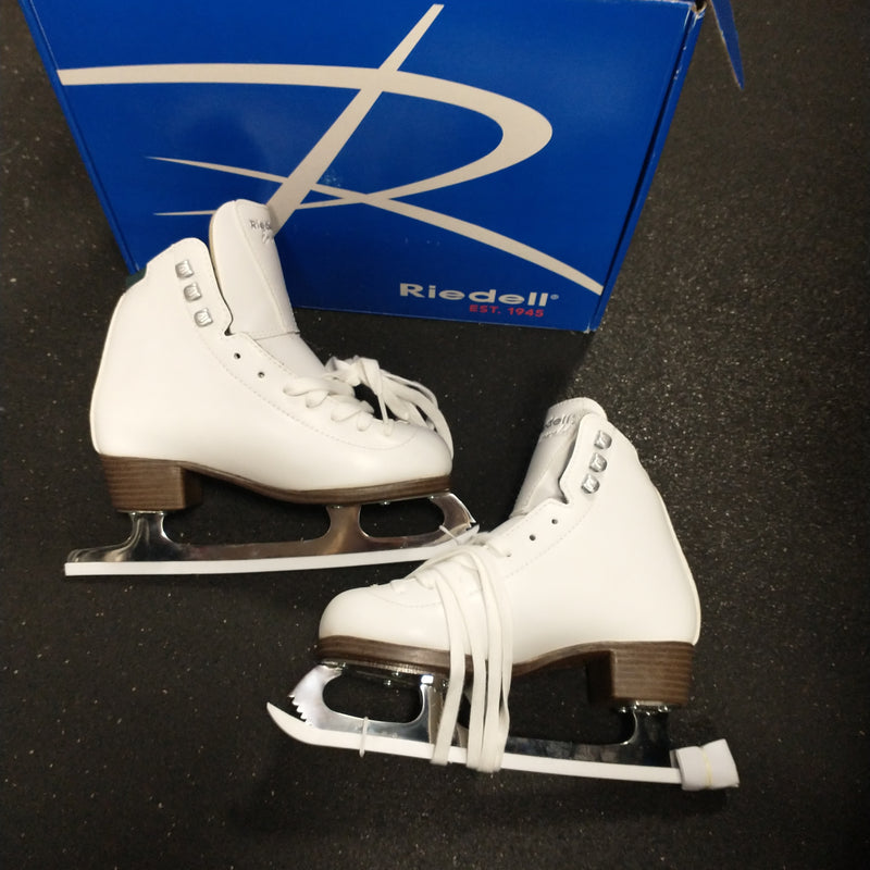 Load image into Gallery viewer, Riedell Emerald 19 Luna Jr. Skate Size 3 New Figure Skates
