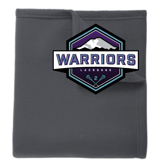 Warriors Lacrosse Fleece Blanket