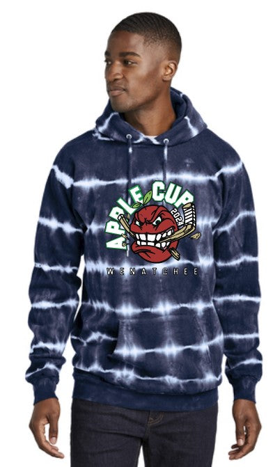 Load image into Gallery viewer, Wenatchee Apple Cup Modern Adult Tie Dye Hoodie
