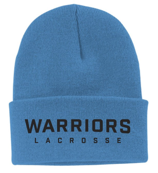 Warriors Lacrosse Knit Beanie