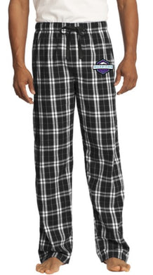 Warriors Lacrosse Black/White Adult Flannel Pant