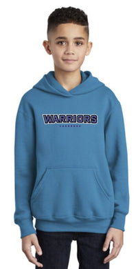 Warriors Lacrosse Cotton/Poly Youth Hoodie