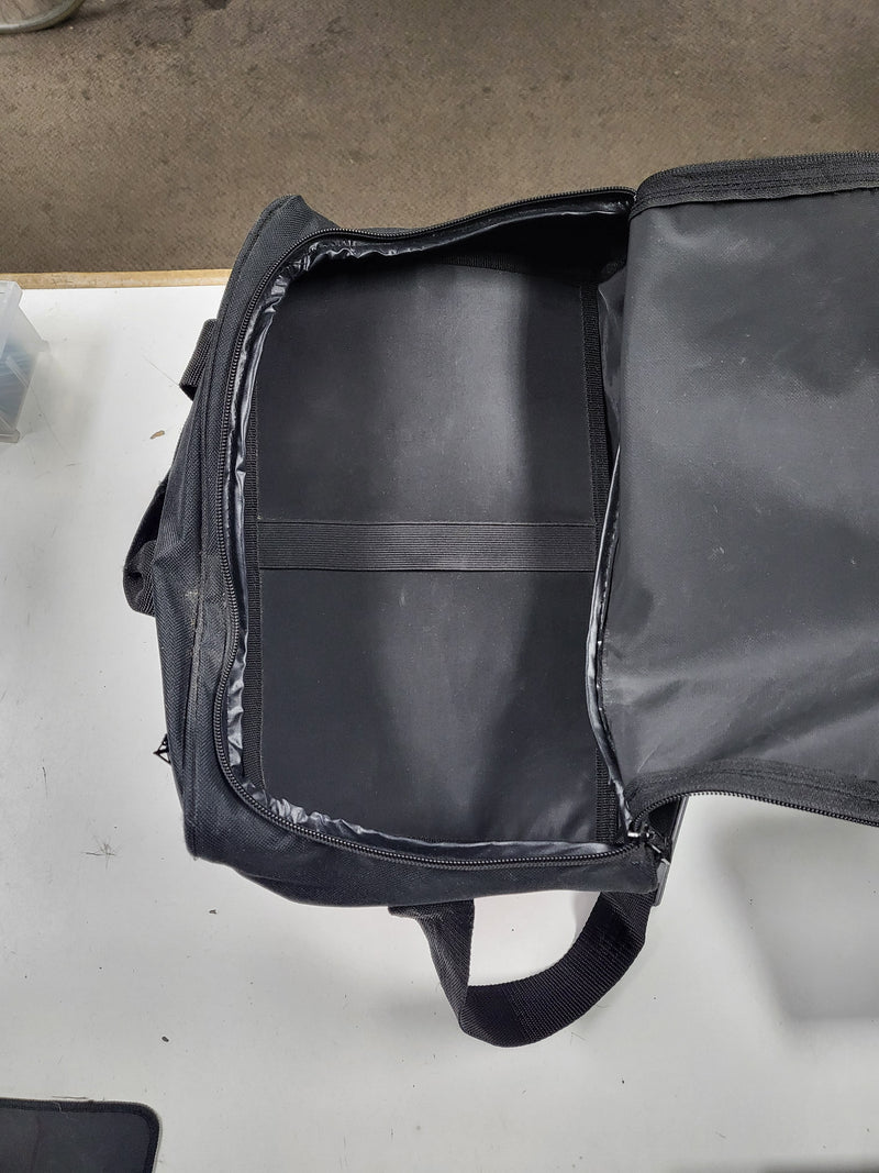 Load image into Gallery viewer, Used Strikeforce Bowling Bag Pink/Black 2 Pocket w/ Shoe Divider
