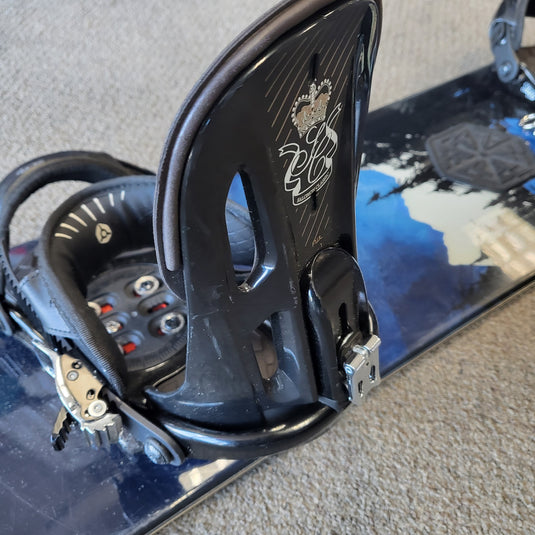 Used Burton Cruzer 164cm Snowboard W/Salomon Classic Bindings