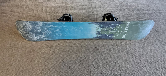 Used Burton Cruzer 164cm Snowboard W/Salomon Classic Bindings