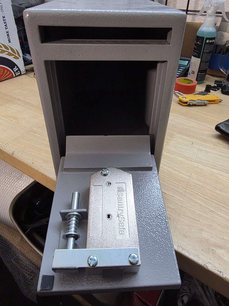 Load image into Gallery viewer, SentrySafe Under Counter Drop safe lightly used in good condition
