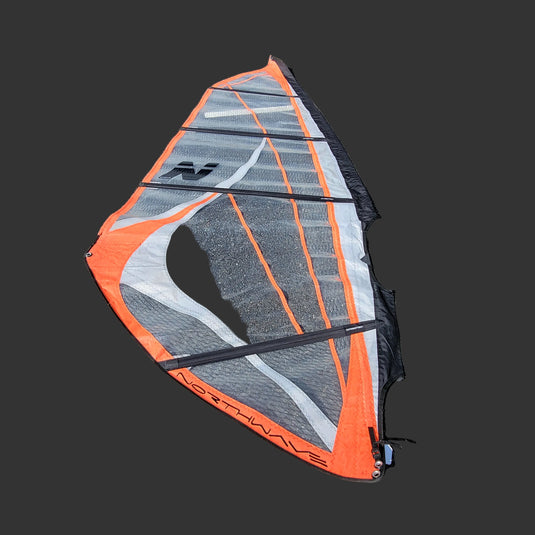 Used Northwave Windsurfing Sail 4.7 Meters (Grey/Orange)