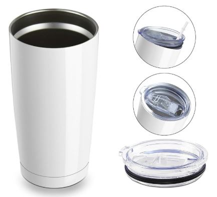 ReadySpaces 20 oz Travel Tumbler with Lid