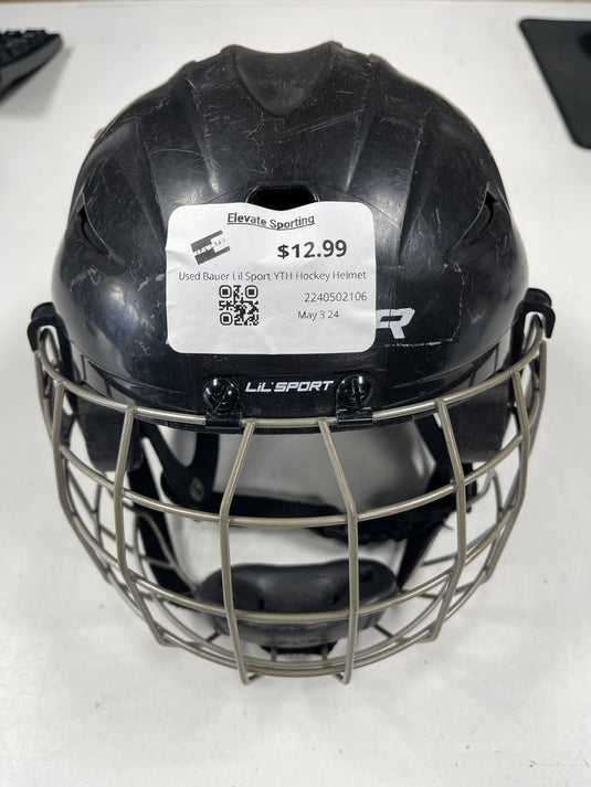 Used Bauer Lil Sport YTH Hockey Helmet