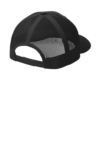 Wenatchee Jr Wild Yupoong Black Snapback Trucker Cap