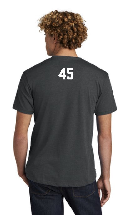 Load image into Gallery viewer, Tacoma Rockets Cotton/Poly Blend Youth Tshirt w/ Number
