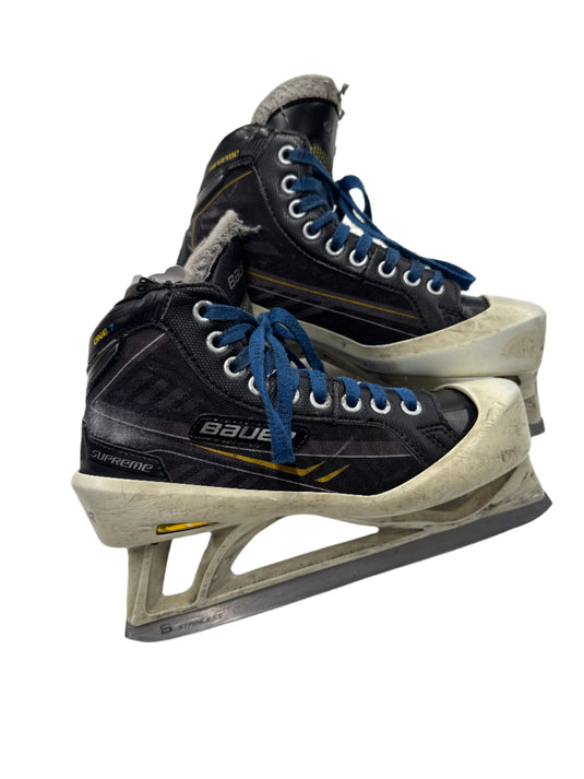 Used Bauer Supreme One.7 Goalie Hockey Skates, INT 5