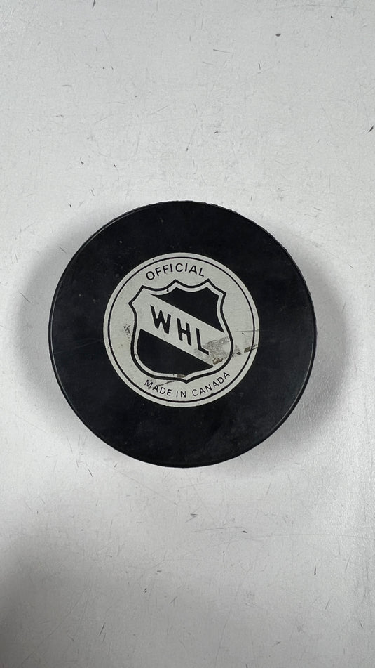 Vintage Prince Albert Raiders Hockey Puck