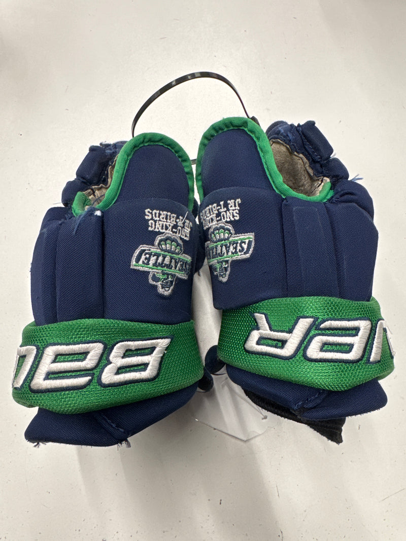 Load image into Gallery viewer, Used Bauer Vapor Pro Team Sno-King Junior Thunderbirds Junior Hockey Gloves

