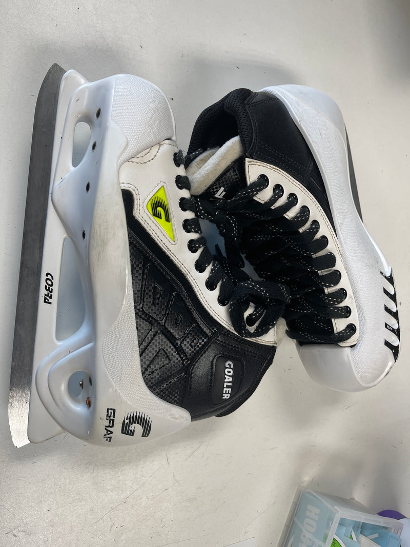 Load image into Gallery viewer, Used Graf Goaler Size Sr. 10.5 Hockey Goalie Skates
