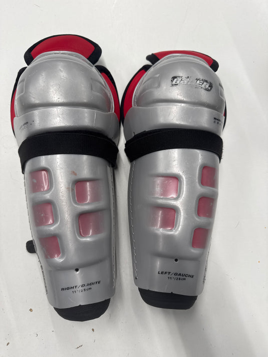 Used Bauer SG. 400 Hockey Shin Guards 11