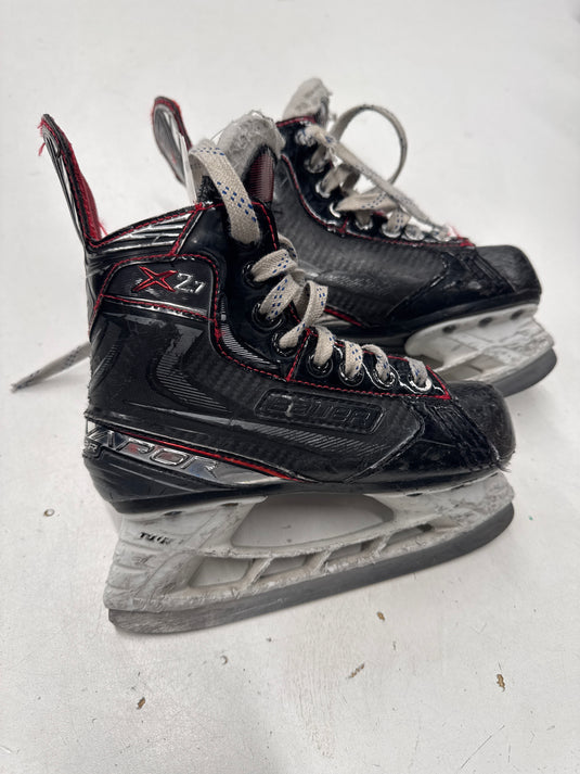 Used Bauer Vapor X2.7 Youth Size 12 Hockey Skates