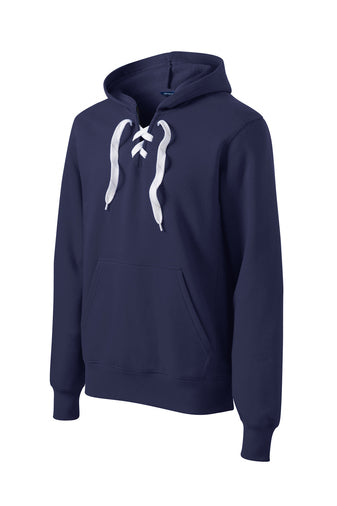 Load image into Gallery viewer, Daffodil Cup Adult Hockey Lace Hoodie
