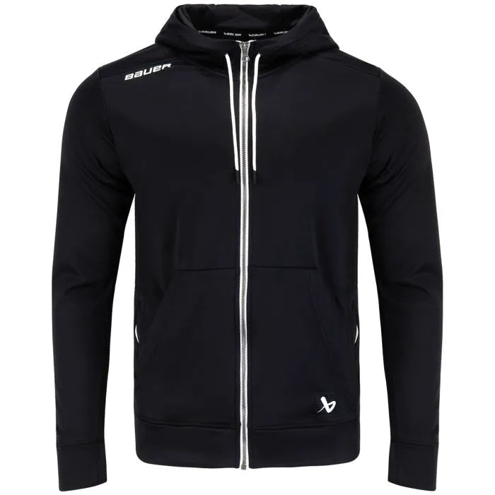 Load image into Gallery viewer, Bauer Fleece Zip Up Hoodie w/Logo
