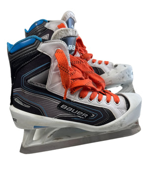 Used Bauer Reactor 5000 Goalie Skates, SR 7.5