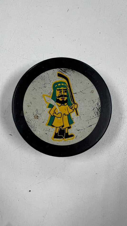 Vintage Prince Albert Raiders Hockey Puck