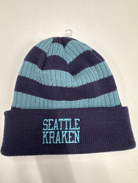 CCM Seattle Kraken Cuff Beanie Striped