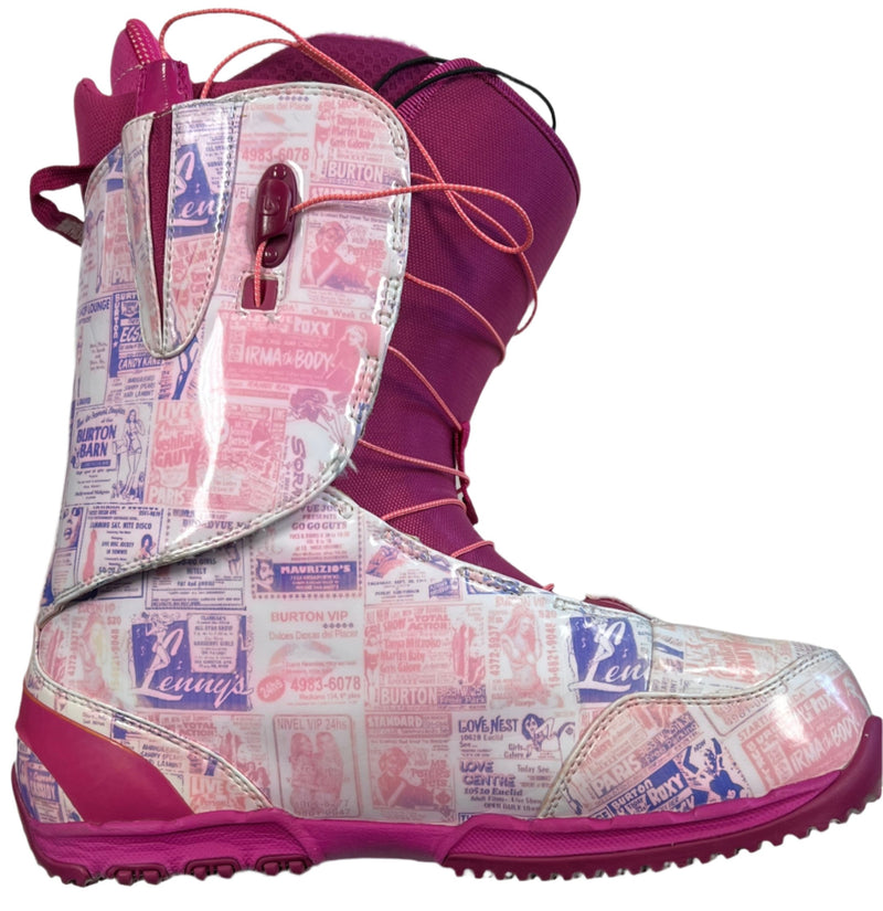 Load image into Gallery viewer, Used Burton Pink Ozone Size Specific 13 Snowboard Boots
