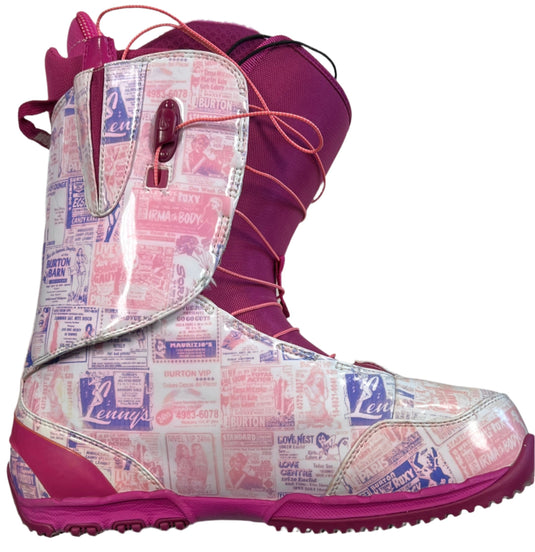 Used Burton Pink Ozone Size Specific 13 Snowboard Boots