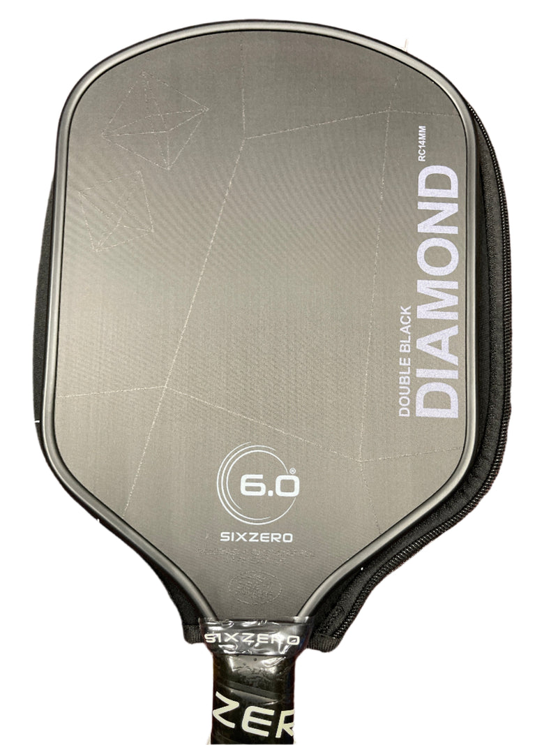 Load image into Gallery viewer, Six Zero Double Black Diamond Control 14mm Pickleball Paddle
