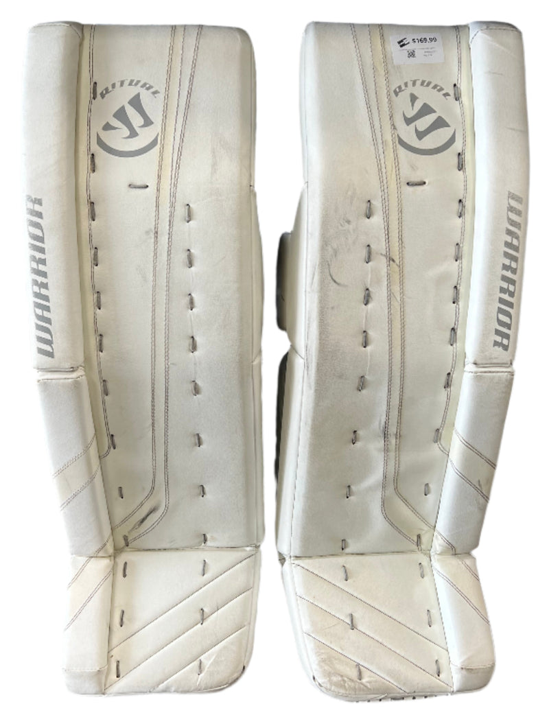 Load image into Gallery viewer, Used Warrior Ritual G2 35 + 1.5&quot; Hockey Goalie Leg Pads
