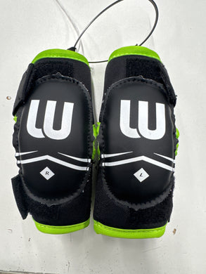 Winnwell Black/Green Yth. Size Small New Hockey Elbow Pads