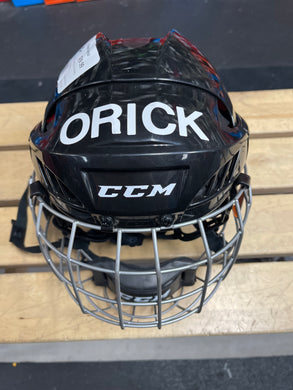 Used CCM 50 Combo XS Hockey Helmet