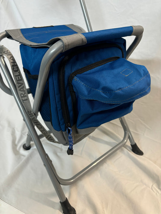 Travel Chair Folding Camping Chair w/ Cooler