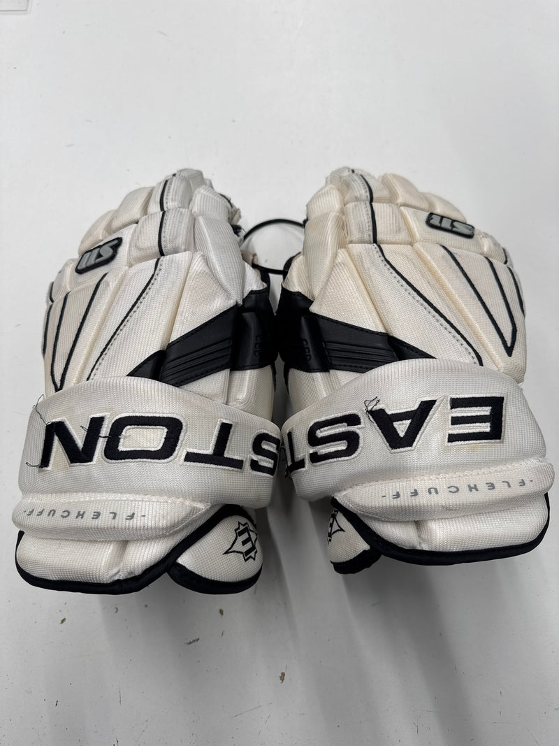 Load image into Gallery viewer, Used Easton S11 White Sr. Hockey Gloves
