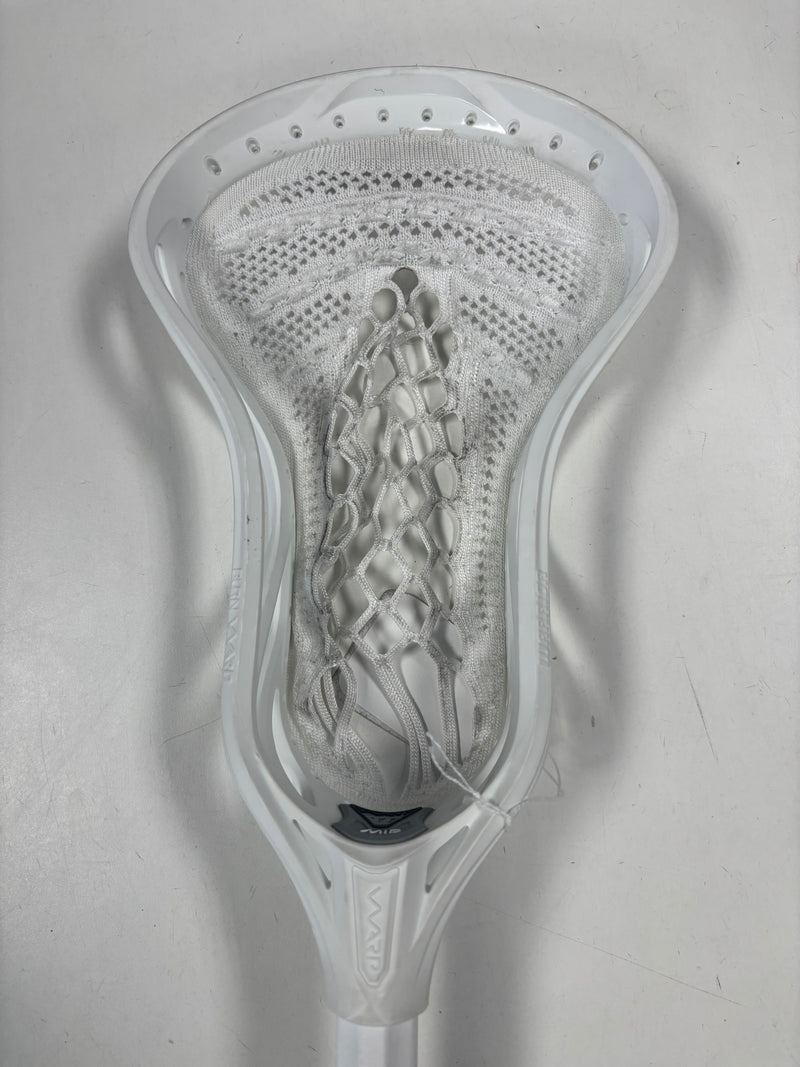 Load image into Gallery viewer, New Warrior Burn Carbon Warp Lite White/Orange 40&quot; Attack Men&#39;s Lacrosse Stick
