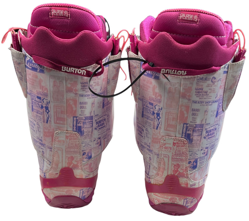 Load image into Gallery viewer, Used Burton Pink Ozone Size Specific 13 Snowboard Boots
